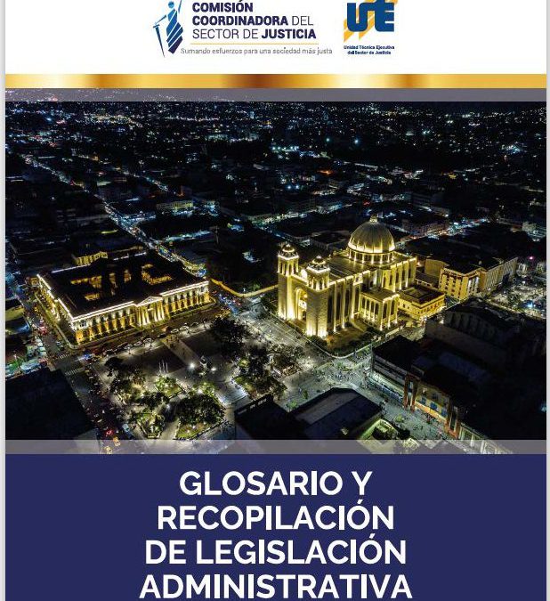 Glosario y recopilación de legislación administrativa Tomo 1